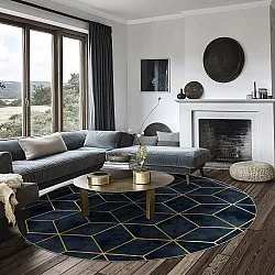 Round rug - Remy (dark blue)