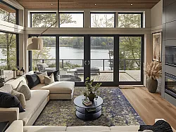 Wilton rug - Rey (blue/multi)