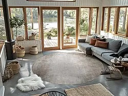 Round rug - Riano (grey)