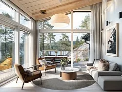 Round rug - Riano (grey)