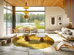 Round rug - Salitto (gold)