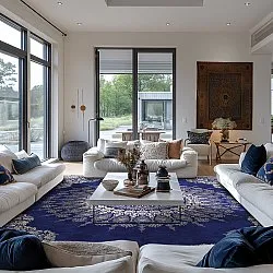Wilton rug - Sandrigo (blue/beige)