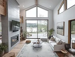 Wilton rug - Santi (white/grey)
