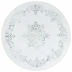 Round rug - Santi (white/grey)