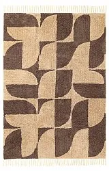 Shaggy rugs - Siberia Natural Cotton Shaggy (beige/brown)