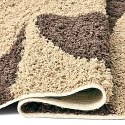 Shaggy rugs - Siberia Natural Cotton Shaggy (beige/brown)