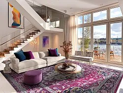 Wilton rug - Siliana (pink)
