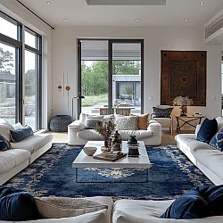 Wilton rug - Taknis (blue)