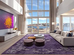 Wilton rug - Taknis (purple)
