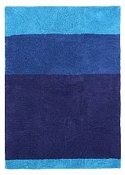 Shaggy rugs - Taro Natural Cotton Shaggy (blue)
