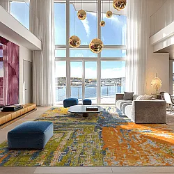 Wilton rug - Tizzano (orange/multi)