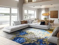 Wilton rug - Travale (blue/yellow/multi)