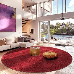 Round rug - Valenza (red)