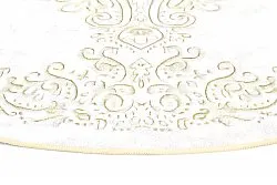 Round rug - Valenza (white/beige)