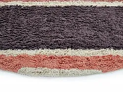 Round rug - Vinci Natural Cotton Shaggy (pink)