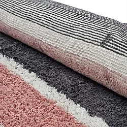 Shaggy rugs - Vinci Natural Cotton Shaggy (pink)
