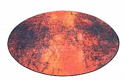 Round rug - Wells (orange)