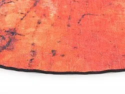Round rug - Wells (orange)
