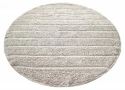 Round rug - Willow Natural Cotton Shaggy (greige)