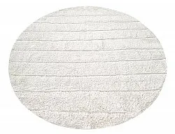 Round rug - Willow Natural Cotton Shaggy (offwhite)