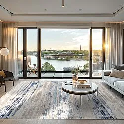 Wilton rug - Yafran (blue)