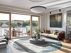Round rug - Zarzi (blue)