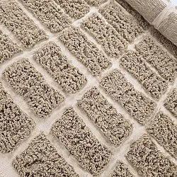 Shaggy rugs - Zola Natural Cotton Shaggy (beige)