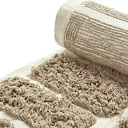 Shaggy rugs - Zola Natural Cotton Shaggy (beige)
