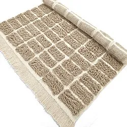 Shaggy rugs - Zola Natural Cotton Shaggy (beige)