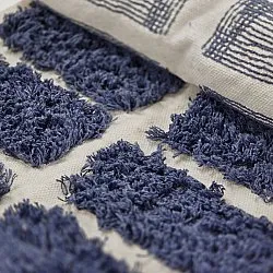 Shaggy rugs - Zola Natural Cotton Shaggy (blue)