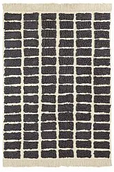 Shaggy rugs - Zola Natural Cotton Shaggy (dark grey)