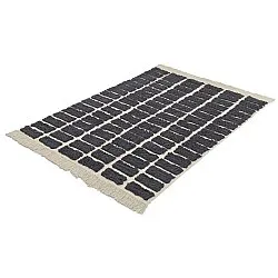 Shaggy rugs - Zola Natural Cotton Shaggy (dark grey)