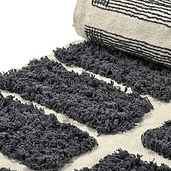 Shaggy rugs - Zola Natural Cotton Shaggy (dark grey)