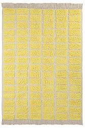 Shaggy rugs - Zola Natural Cotton Shaggy (yellow)