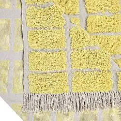 Shaggy rugs - Zola Natural Cotton Shaggy (yellow)