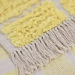 Shaggy rugs - Zola Natural Cotton Shaggy (yellow)