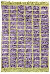 Shaggy rugs - Zola Natural Cotton Shaggy (purple)