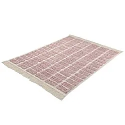 Shaggy rugs - Zola Natural Cotton Shaggy (pink)