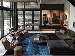 Wilton rug - Zuani (dark blue)