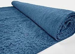 Shaggy rugs - Alba Natural Cotton Shaggy (blue)