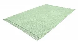 Shaggy rugs - Alba Natural Cotton Shaggy (light green)