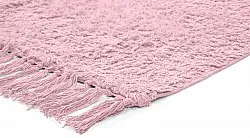 Shaggy rugs - Alba Natural Cotton Shaggy (light pink)