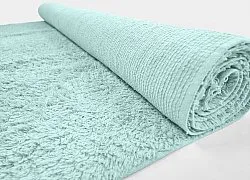 Shaggy rugs - Alba Natural Cotton Shaggy (turquoise)