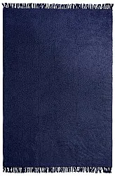Shaggy rugs - Alba Natural Cotton Shaggy (dark blue)