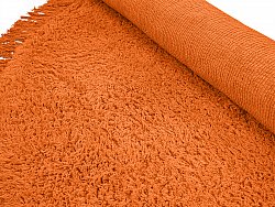 Round rug - Alba Natural Cotton Shaggy (orange)