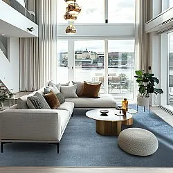 Wilton rug - Artena (bluish grey)