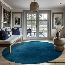 Round rug - Artena (dark blue)