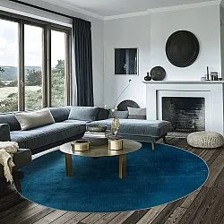 Round rug - Artena (dark blue)