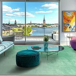 Wilton rug - Artena (light green)