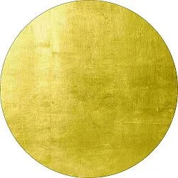 Round rug - Artena (yellow)